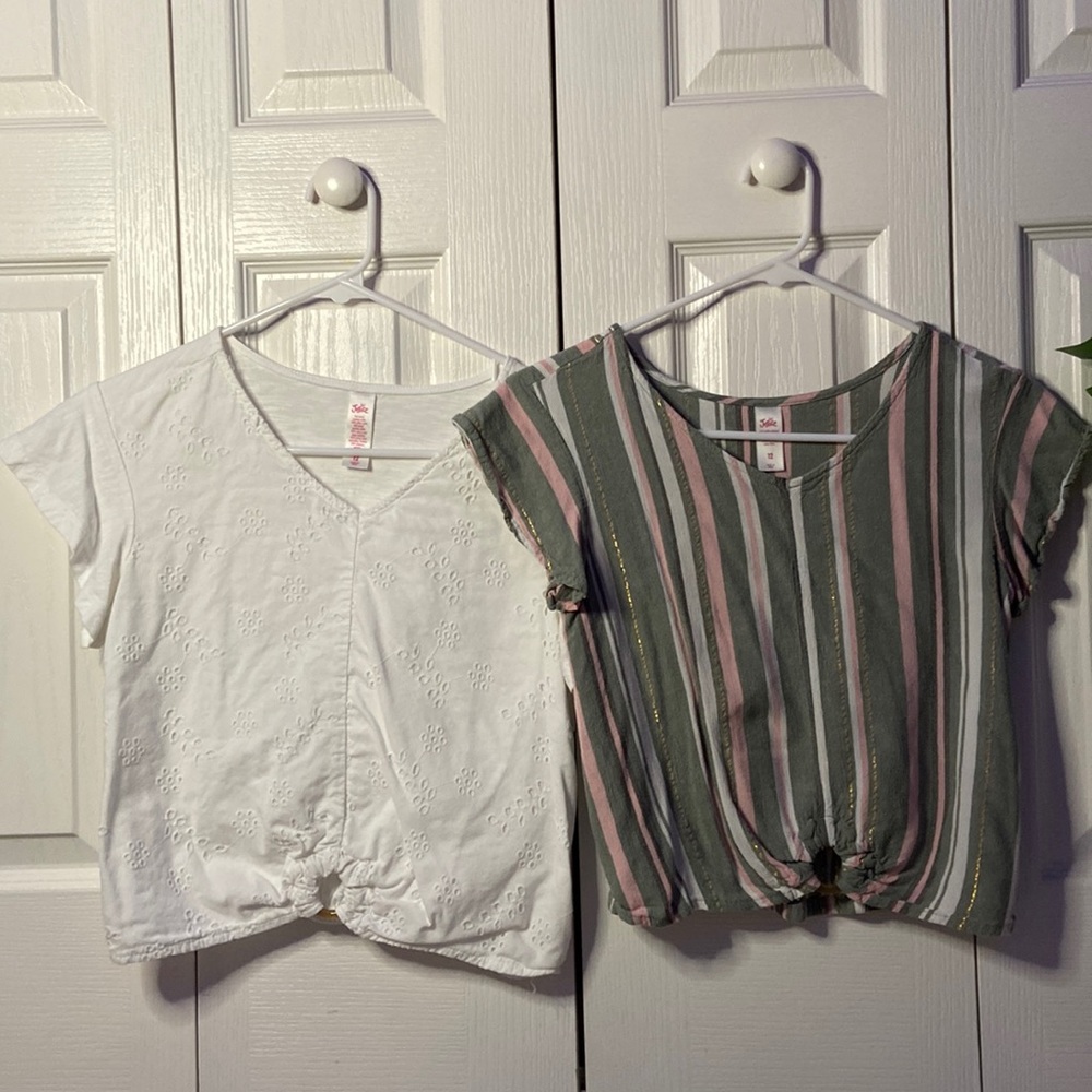 Girls Justice shirt set.